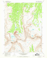 Mount Powell Utah Historical topographic map, 1:24000 scale, 7.5 X 7.5 Minute, Year 1967