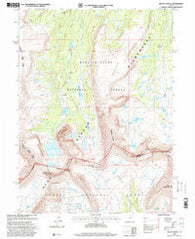 Mount Powell Utah Historical topographic map, 1:24000 scale, 7.5 X 7.5 Minute, Year 1996