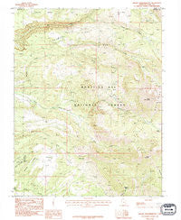 Mount Tukuhnikivatz Utah Historical topographic map, 1:24000 scale, 7.5 X 7.5 Minute, Year 1987