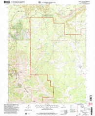 Mount Waas Utah Historical topographic map, 1:24000 scale, 7.5 X 7.5 Minute, Year 2001