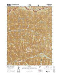 Mount Aire Utah Current topographic map, 1:24000 scale, 7.5 X 7.5 Minute, Year 2014