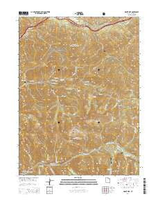 Mount Aire Utah Current topographic map, 1:24000 scale, 7.5 X 7.5 Minute, Year 2014