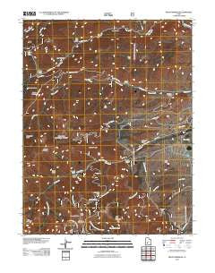 Mount Brigham Utah Historical topographic map, 1:24000 scale, 7.5 X 7.5 Minute, Year 2011