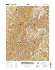 Mount Catherine Utah Current topographic map, 1:24000 scale, 7.5 X 7.5 Minute, Year 2014