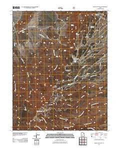 Mount Dutton Utah Historical topographic map, 1:24000 scale, 7.5 X 7.5 Minute, Year 2011