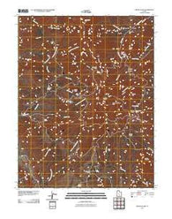 Mount Ellen Utah Historical topographic map, 1:24000 scale, 7.5 X 7.5 Minute, Year 2010