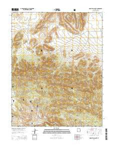 Mount Escalante Utah Current topographic map, 1:24000 scale, 7.5 X 7.5 Minute, Year 2014