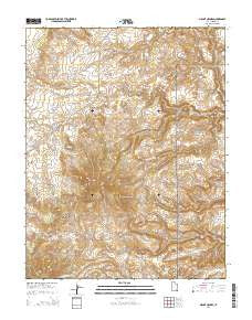 Mount Holmes Utah Current topographic map, 1:24000 scale, 7.5 X 7.5 Minute, Year 2014