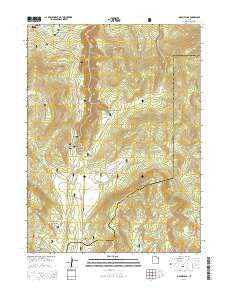 Mount Lena Utah Current topographic map, 1:24000 scale, 7.5 X 7.5 Minute, Year 2014