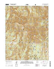 Mount Linnaeus Utah Current topographic map, 1:24000 scale, 7.5 X 7.5 Minute, Year 2014