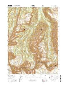 Mount Lovenia Utah Current topographic map, 1:24000 scale, 7.5 X 7.5 Minute, Year 2014