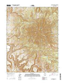 Mount Pennell Utah Current topographic map, 1:24000 scale, 7.5 X 7.5 Minute, Year 2014
