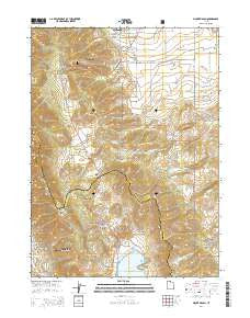 Mount Pisgah Utah Current topographic map, 1:24000 scale, 7.5 X 7.5 Minute, Year 2014