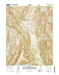 Mount Terrill Utah Current topographic map, 1:24000 scale, 7.5 X 7.5 Minute, Year 2014