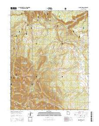 Mount Waas Utah Current topographic map, 1:24000 scale, 7.5 X 7.5 Minute, Year 2014
