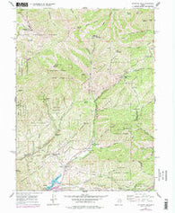 Mountain Dell Utah Historical topographic map, 1:24000 scale, 7.5 X 7.5 Minute, Year 1961