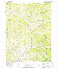 Mountain Dell Utah Historical topographic map, 1:24000 scale, 7.5 X 7.5 Minute, Year 1961
