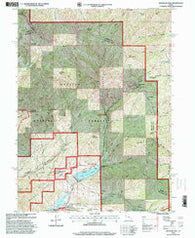 Mountain Dell Utah Historical topographic map, 1:24000 scale, 7.5 X 7.5 Minute, Year 1998