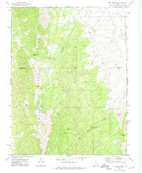 Mountain Home Pass Utah Historical topographic map, 1:24000 scale, 7.5 X 7.5 Minute, Year 1971