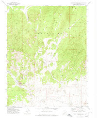 Mountain Spring Peak Utah Historical topographic map, 1:24000 scale, 7.5 X 7.5 Minute, Year 1972