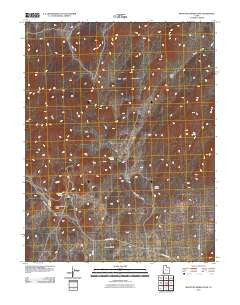 Mountain Spring Peak Utah Historical topographic map, 1:24000 scale, 7.5 X 7.5 Minute, Year 2010