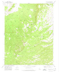 Mt. Dutton Utah Historical topographic map, 1:24000 scale, 7.5 X 7.5 Minute, Year 1971