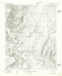 Mt. Ellen 1 NW Utah Historical topographic map, 1:24000 scale, 7.5 X 7.5 Minute, Year 1954