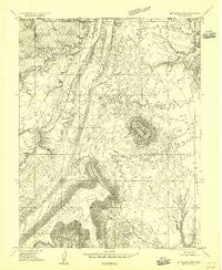 Mt. Ellen 2 NW Utah Historical topographic map, 1:24000 scale, 7.5 X 7.5 Minute, Year 1954