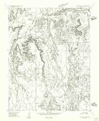Mt. Ellen 2 SE Utah Historical topographic map, 1:24000 scale, 7.5 X 7.5 Minute, Year 1954