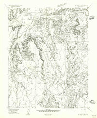 Mt. Ellen 2 SE Utah Historical topographic map, 1:24000 scale, 7.5 X 7.5 Minute, Year 1954