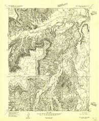 Mt. Ellen 2 SW Utah Historical topographic map, 1:24000 scale, 7.5 X 7.5 Minute, Year 1954