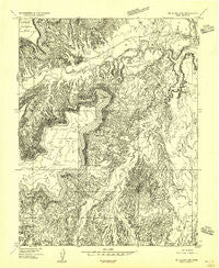Mt. Ellen 2 SW Utah Historical topographic map, 1:24000 scale, 7.5 X 7.5 Minute, Year 1954