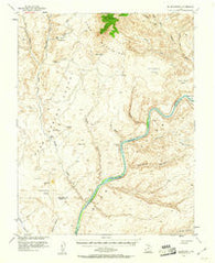 Mt. Ellsworth Utah Historical topographic map, 1:62500 scale, 15 X 15 Minute, Year 1953