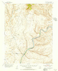 Mt. Ellsworth Utah Historical topographic map, 1:62500 scale, 15 X 15 Minute, Year 1953