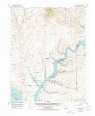 Mt. Ellsworth Utah Historical topographic map, 1:62500 scale, 15 X 15 Minute, Year 1953