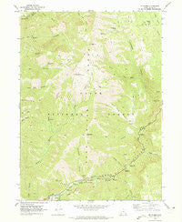 Mt. Elmer Utah Historical topographic map, 1:24000 scale, 7.5 X 7.5 Minute, Year 1969