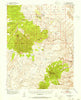 Mt Hillers Utah Historical topographic map, 1:62500 scale, 15 X 15 Minute, Year 1952