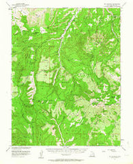 Mt Linnaeus Utah Historical topographic map, 1:62500 scale, 15 X 15 Minute, Year 1954