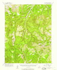 Mt Linnaeus Utah Historical topographic map, 1:62500 scale, 15 X 15 Minute, Year 1954