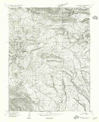 Mt Peale 1 NW Utah Historical topographic map, 1:24000 scale, 7.5 X 7.5 Minute, Year 1954