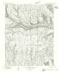 Mt Peale 1 SE Utah Historical topographic map, 1:24000 scale, 7.5 X 7.5 Minute, Year 1954