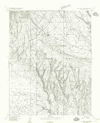 Mt Peale 1 SW Utah Historical topographic map, 1:24000 scale, 7.5 X 7.5 Minute, Year 1954