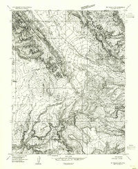Mt Peale 2 NW Utah Historical topographic map, 1:24000 scale, 7.5 X 7.5 Minute, Year 1954