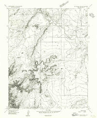 Mt Peale 3 NW Utah Historical topographic map, 1:24000 scale, 7.5 X 7.5 Minute, Year 1954