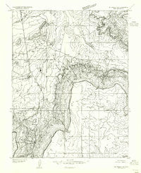 Mt Peale 3 SE Utah Historical topographic map, 1:24000 scale, 7.5 X 7.5 Minute, Year 1954