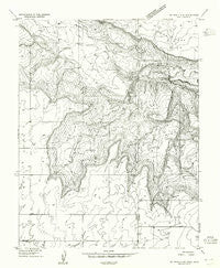 Mt Peale 4 SE Utah Historical topographic map, 1:24000 scale, 7.5 X 7.5 Minute, Year 1954
