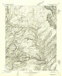 Mt Pennell 1 NE Utah Historical topographic map, 1:24000 scale, 7.5 X 7.5 Minute, Year 1952