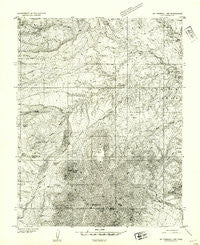 Mt Pennell 1 NW Utah Historical topographic map, 1:24000 scale, 7.5 X 7.5 Minute, Year 1952