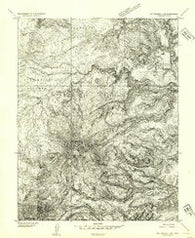 Mt Pennell 1 SE Utah Historical topographic map, 1:24000 scale, 7.5 X 7.5 Minute, Year 1952