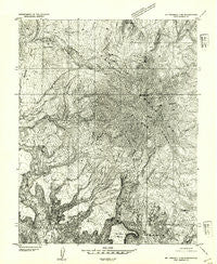 Mt Pennell 2 NE Utah Historical topographic map, 1:24000 scale, 7.5 X 7.5 Minute, Year 1952